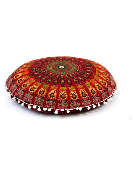 Funda de Almohada Redonda CRAFT KALA 80 cm Bohemia Algodón