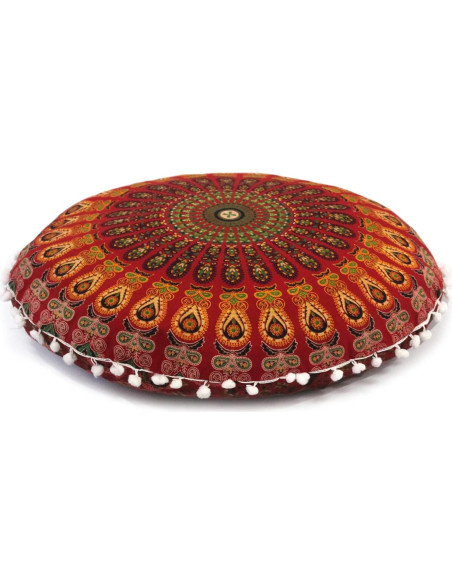 Funda de Almohada Redonda CRAFT KALA 80 cm Bohemia Algodón