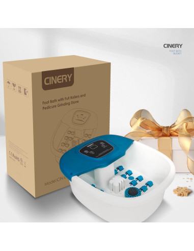 Masajeador de pies FIAHNG con calor, burbujas y vibración