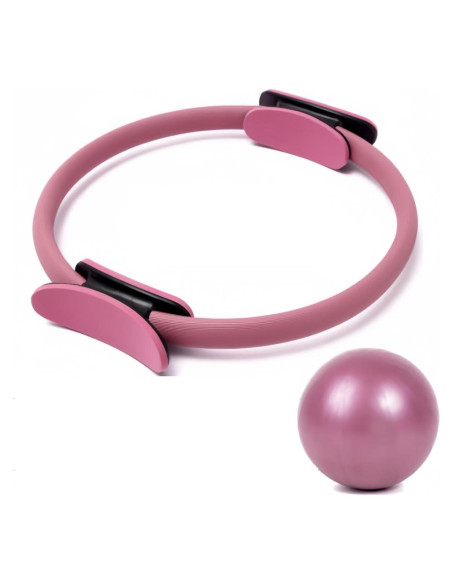 Conjunto de Anillo y Pelota de Pilates BOALORD para Fitness