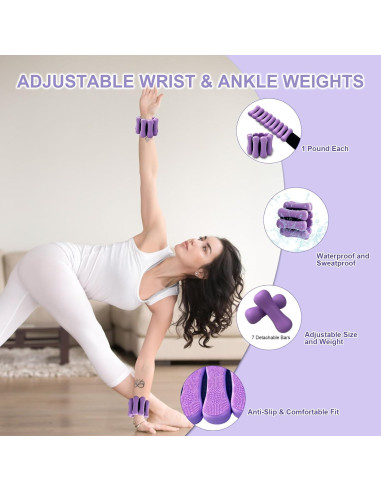 Kit de Pilates Completo 11 Pcs KANGFITER - Anillo, Pelota, Pesas