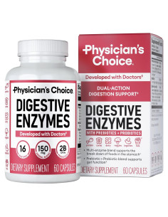 Enzimas Digestivas JB7 - 60 Cápsulas con Probioticos y Prebioticos