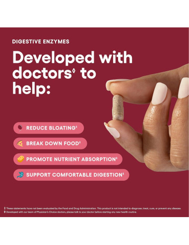 Enzimas Digestivas JB7 - 60 Cápsulas con Probioticos y Prebioticos