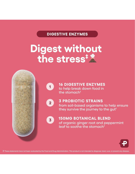 Enzimas Digestivas JB7 - 60 Cápsulas con Probioticos y Prebioticos