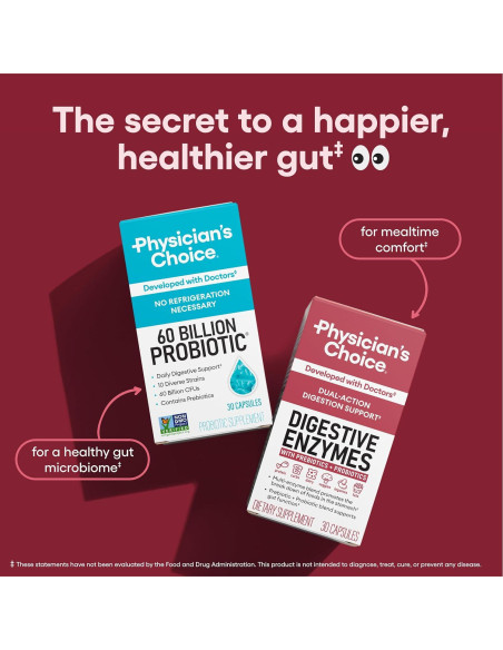 Enzimas Digestivas JB7 - 60 Cápsulas con Probioticos y Prebioticos