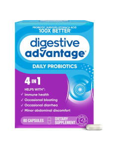 Probioticos Diarios Ventaja Digestiva 80 Caps Salud Intestinal