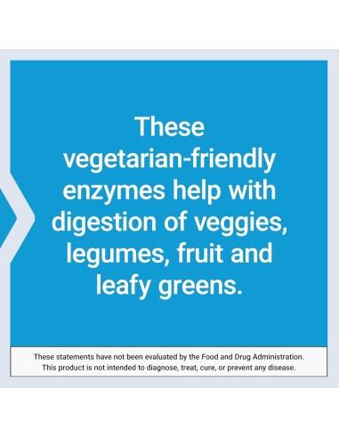 Enzimas Digestivas Mejoradas Life Extension - 10 Enzimas + Probiotico B. coagulans - 60 Cápsulas