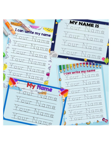 Tablero Acrílico Personalizado A4 para Trazado de Nombres UBJVA