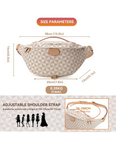 Bolso Cruzado Pequeño para Mujeres XY-B02 Beige 2