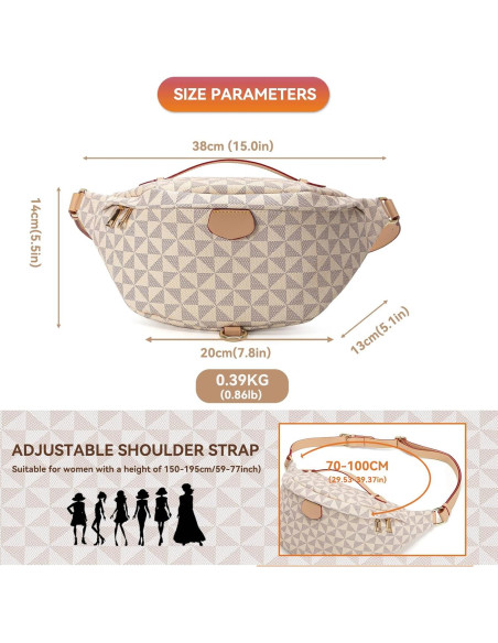 Bolso Cruzado Pequeño para Mujeres XY-B02 Beige