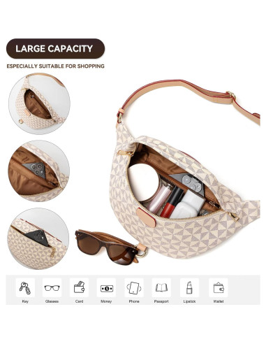 Bolso Cruzado Pequeño para Mujeres XY-B02 Beige