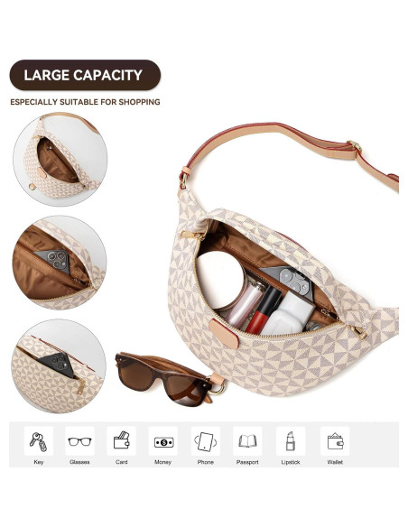 Bolso Cruzado Pequeño para Mujeres XY-B02 Beige