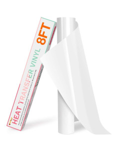 Rollo de Vinilo HTV Blanco 30.48 cm x 2.44 m HTVRONT 2