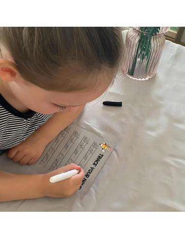 Tablero Acrílico Personalizado A4 para Trazado de Nombres UBJVA