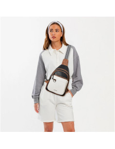 Bolsa Bandolera Cruzada Leresas de Cuero Vegano 7L 2