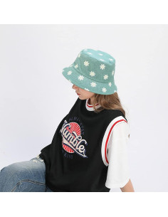 Sombrero de Cubo Reversible XYIYI para Mujeres - Protección Solar 2