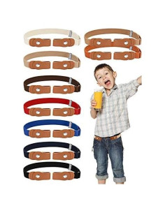 Cinturones Elásticos Sin Hebilla Syhood 9 Piezas Niños