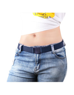 Cinturón Elástico Invisible JASGOOD para Mujeres Ajustable 3 cm