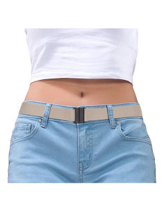 Cinturón Invisible Suosdey para Mujer, Elástico Ajustable 61-96.5 cm