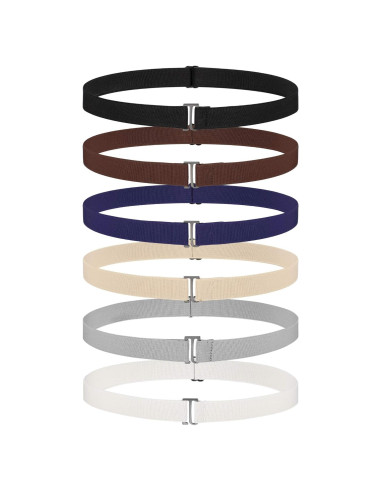 Cinturones Invisibles Elásticos para Mujeres SATINIOR - 6 Pcs