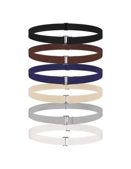 Cinturones Invisibles Elásticos para Mujeres SATINIOR - 6 Pcs