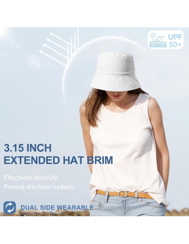 Sombrero de Cubo Sukeen Reversible UPF50+ para Verano