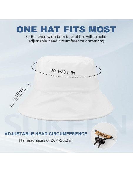 Sombrero de Cubo Sukeen Reversible UPF50+ para Verano
