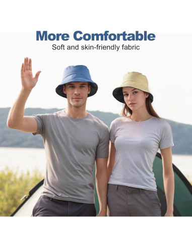 Sombrero de Cubo Sukeen Reversible UPF50+ para Verano