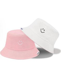 Sombrero de Cubo Reversible Durio Smiley para Hombre y Mujer 2