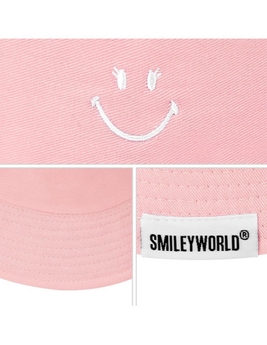 Sombrero de Cubo Reversible Durio Smiley para Hombre y Mujer