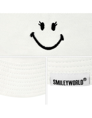 Sombrero de Cubo Reversible Durio Smiley para Hombre y Mujer