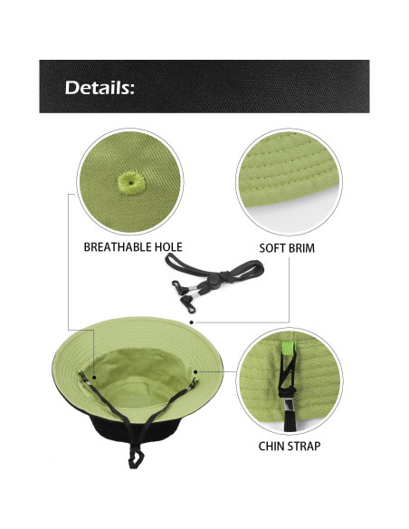 Sombrero de Cubo Reversible Zylioo XXL para Hombre y Mujer