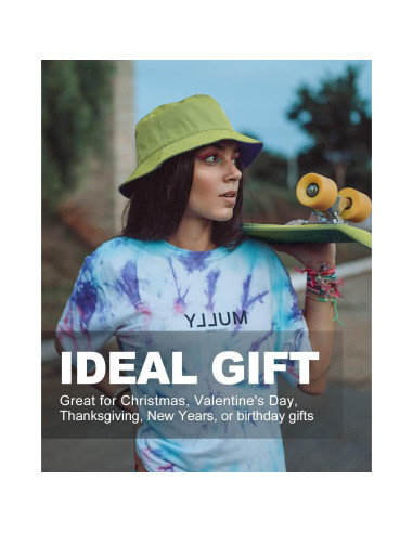 Sombrero de Cubo Reversible Zylioo XXL para Hombre y Mujer