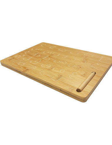 Tabla de Trazado Alfabeto Árabe Madera Montessori MINMEER 30x20cm
