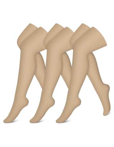 Medias de Compresión Charmking 3 Pares para Mujeres y Hombres