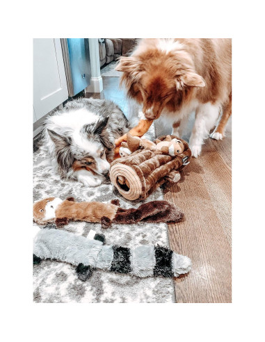 Juguete Interactivo para Perros ZippyPaws Tronco de Ardilla