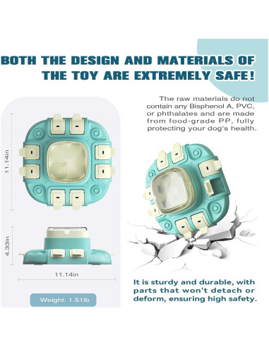 Juguete Puzzle Interactivo para Perros Romicta MSQ-001 2 Niveles