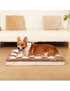 Cama ortopédica para perro grande Awjcsv 90x60cm impermeable 2