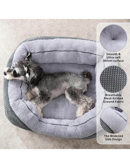 Cama Ortopédica para Perros INVENHO Lavable Tamaño M