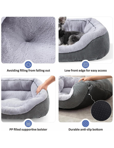 Cama Ortopédica para Perros INVENHO Lavable Tamaño M