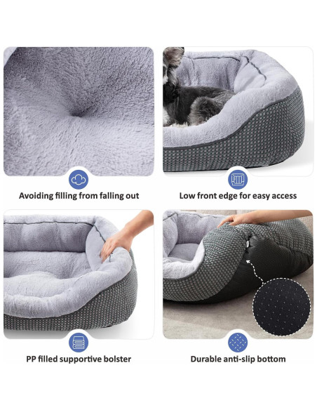 Cama Ortopédica para Perros INVENHO Lavable Tamaño M