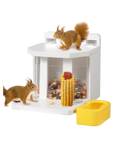 Comedero para Ardillas MIXXIDEA de Madera 3.6kg con Agua