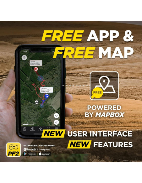 Receptor GPS Dogtra Pathfinder 2 Mini TRX para Perros Azul