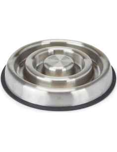 Alimentador Lento ProSelect Acero Inoxidable Grande 33.66cm 2