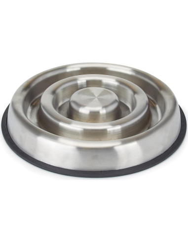 Alimentador Lento ProSelect Acero Inoxidable Grande 33.66cm