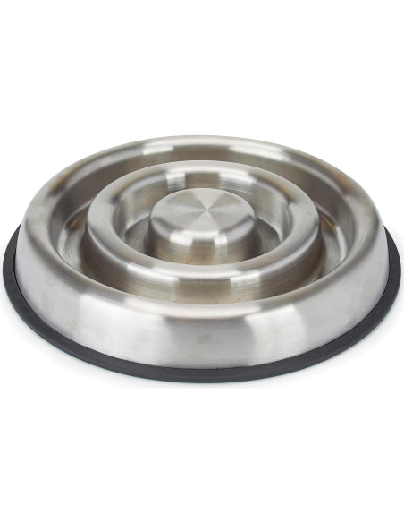 Alimentador Lento ProSelect Acero Inoxidable Grande 33.66cm