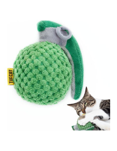 Juguete para Gato TUFCAT Granada con Hierba Gatera 10cm