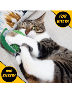 Juguete para Gato TUFCAT Granada con Hierba Gatera 10cm 2