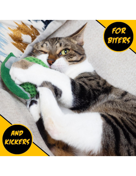 Juguete para Gato TUFCAT Granada con Hierba Gatera 10cm