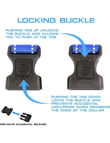 Collar Reflectante para Perro Max y Neo - Grande Rojo